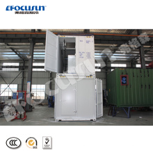 15 TONS Containerized fresh water flake ice machine with cold room